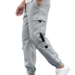 Track Pant for Men || Track Pants || Plain Track Pant (Track-06-08) (in, Alpha, L, Grey)