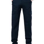 TOPLOT Men's Cotton Cargo Pants || Cargo for Men || Straight-Leg Cargo for Men || Men Cargo Pant (Men-Cargo-5212-Navy-32)