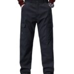 TAGDO Men's Regular Casual Pants (RF-Cargo-2002-Dark 32_Dark Grey
