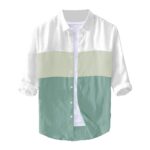 BE ACTIVE Men's Casual 100% Cotton Solid Regular Fit Shirt || Casual Shirts for Men || Men Casual Shirt || Casual Wear Shirts (Cpl0133-1-M) Green