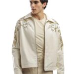 Overlays Men's Cotton Winter Wear Gilded Armor Jacket | Stylish & Comfortable Jackets for Men | White